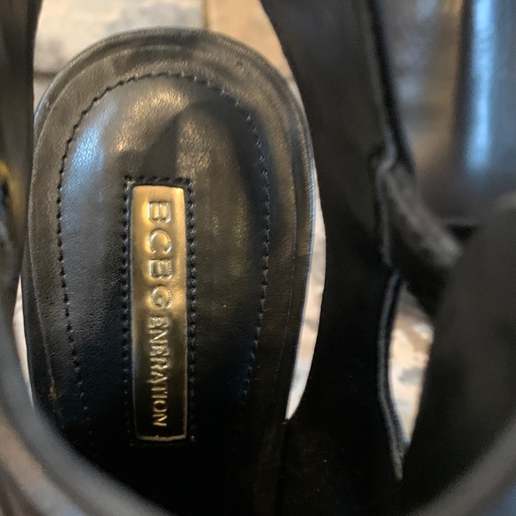 New without box BCBGeneration Black PeepToe Ankle Booties - Picture 9 of 10